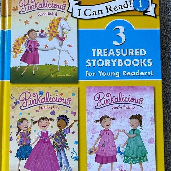 Pinkalicious “I Can Read” 3 in 1 Book and Part Time Princess Book - Picture 3 of 3